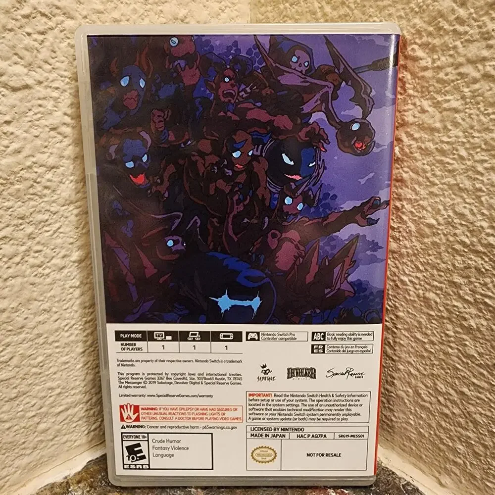Game - The Messenger [Special Reserve ver.] (CIB) - Switch